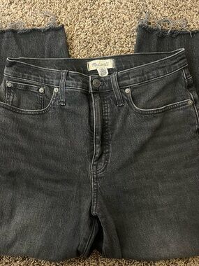 Madewell Black High-Rise Denim Jeans size 28